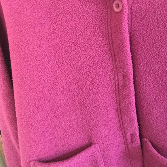 L.L. Bean fleece blazer - Picture 4 of 4